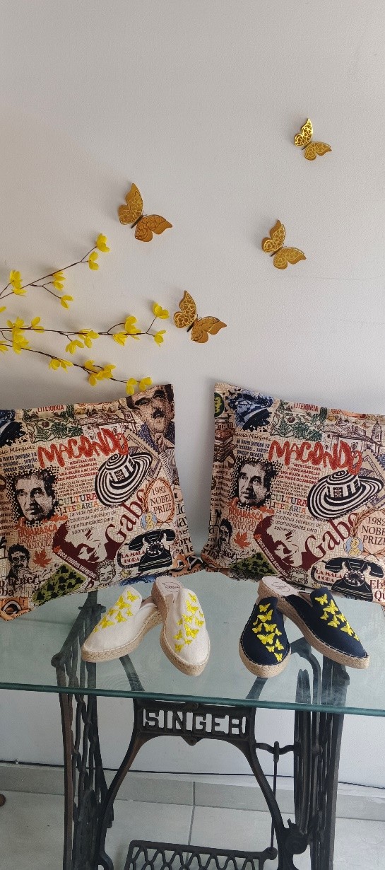 Calzado colección mariposas